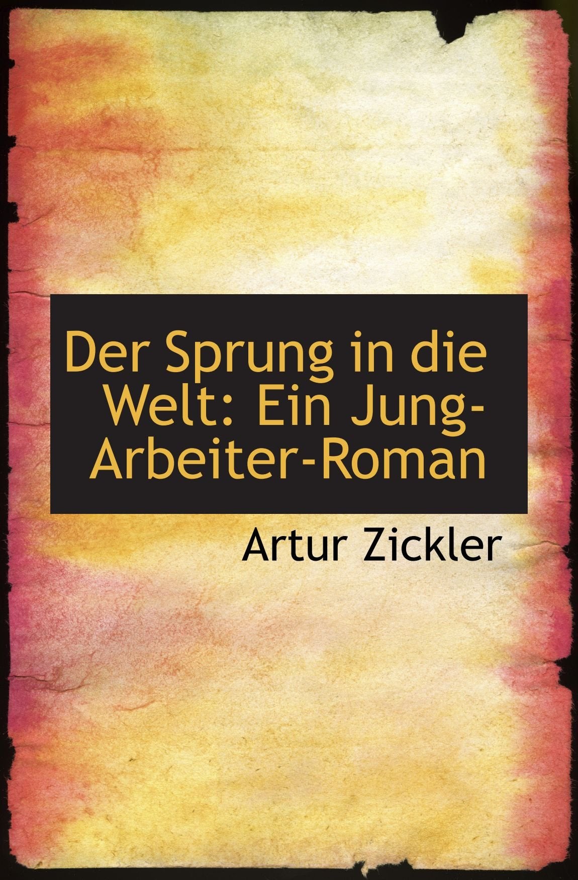 Der Sprung in die Welt: Ein Jung-Arbeiter-Roman Politics & History