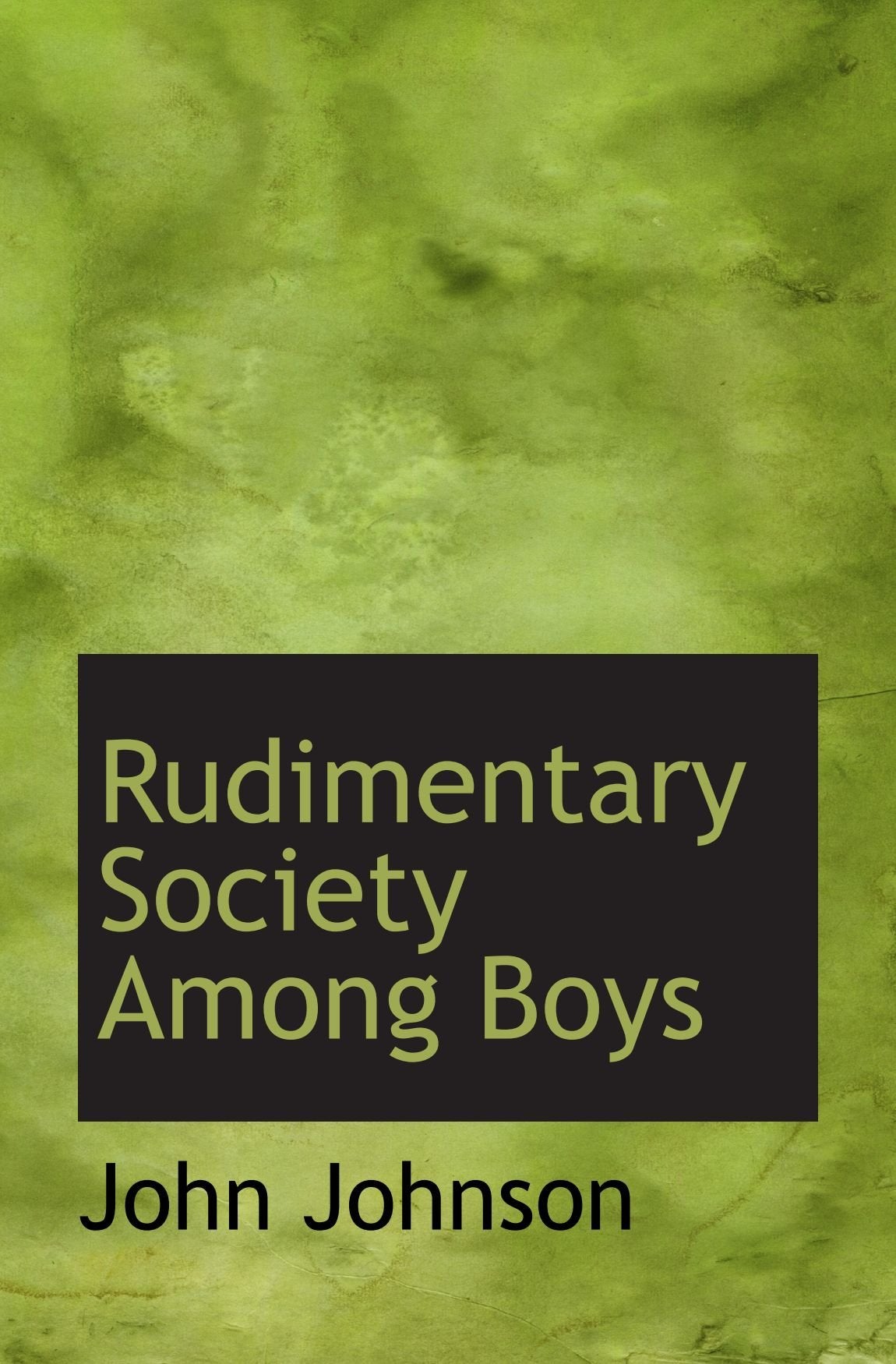 Product Image: Rudimentary Society Among Boys