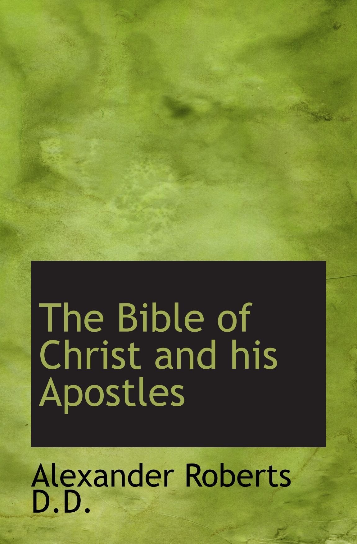 The Bible of Christ and his Apostles Books