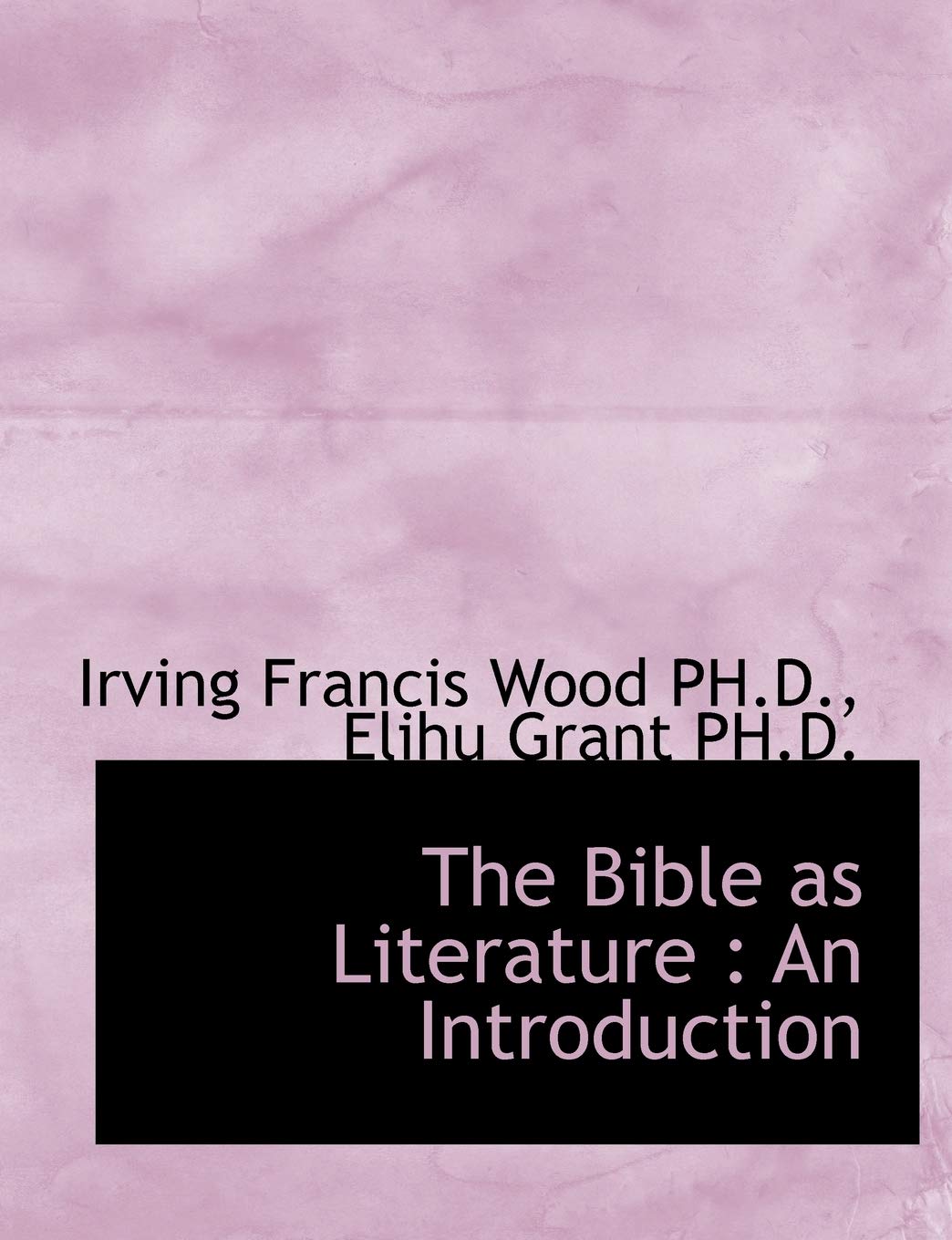 The Bible as Literature: An Introduction Social Sciences