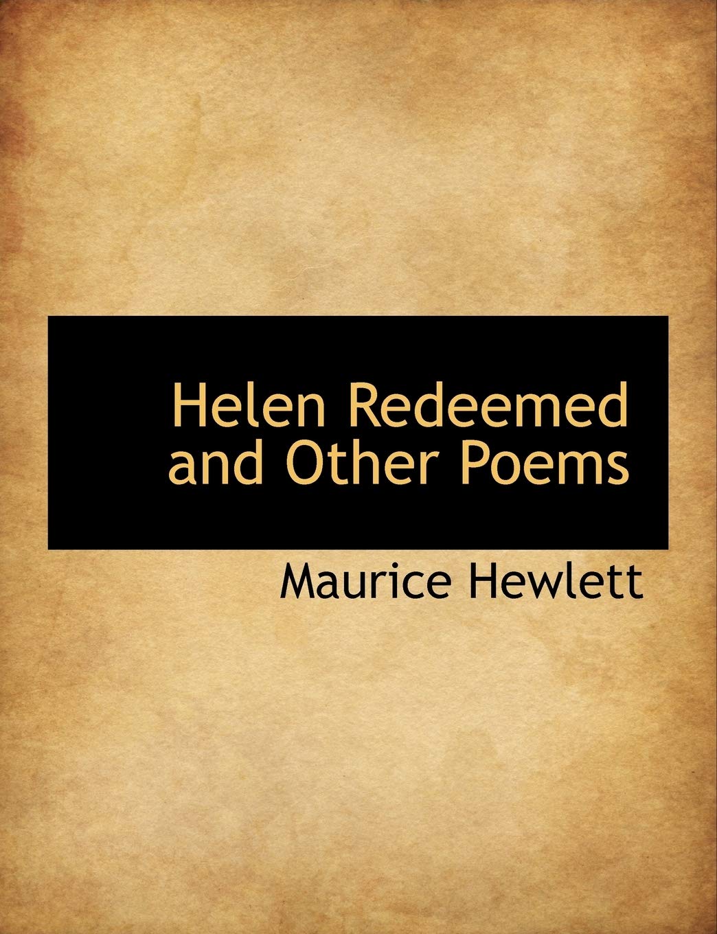 Helen Redeemed and Other Poems Poetry