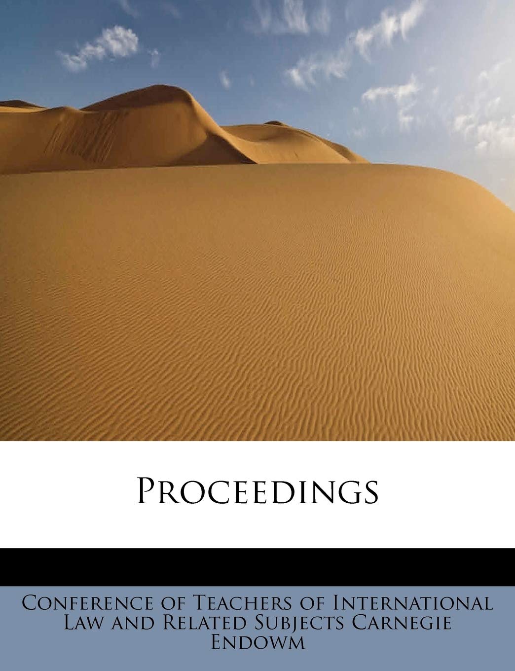 Proceedings book