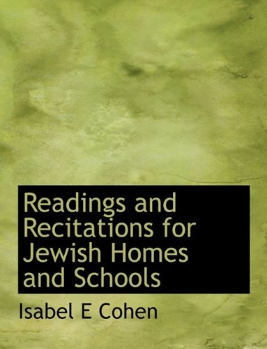 Readings and Recitations for Jewish Homes and Schools Politics & History