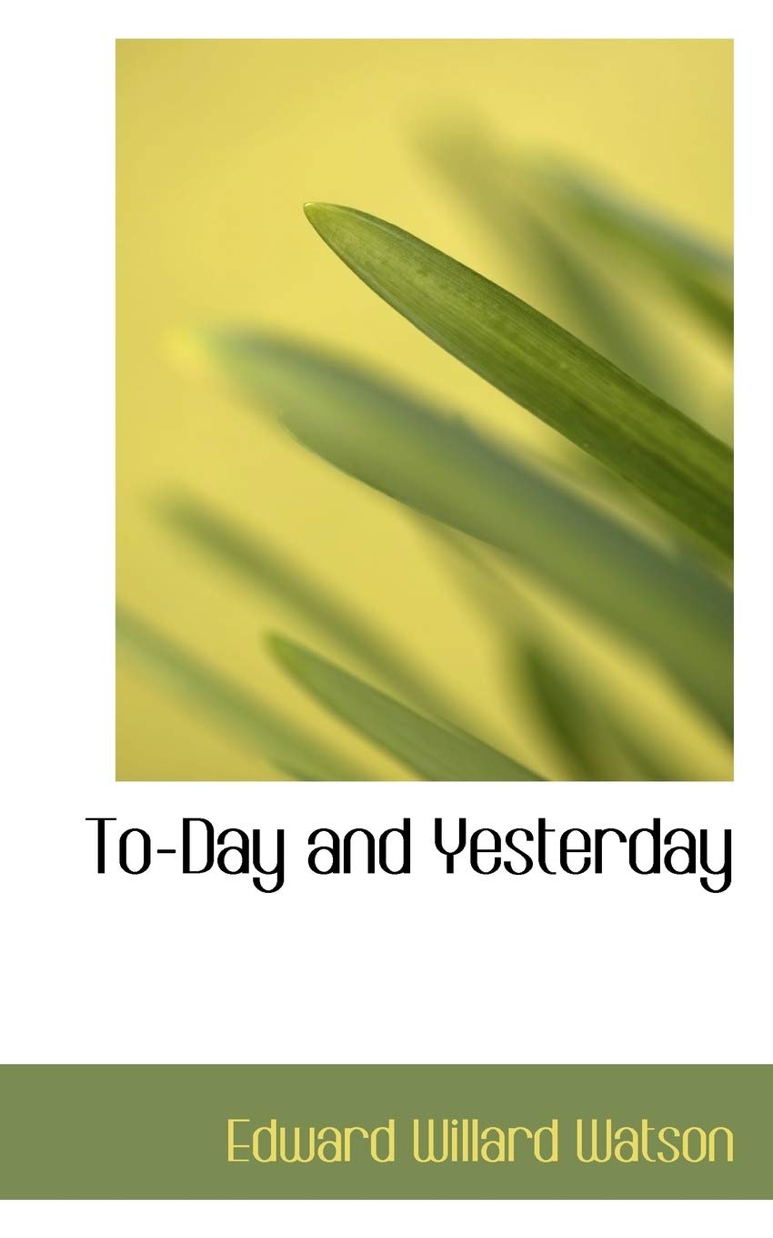 Product Image: To-Day and Yesterday