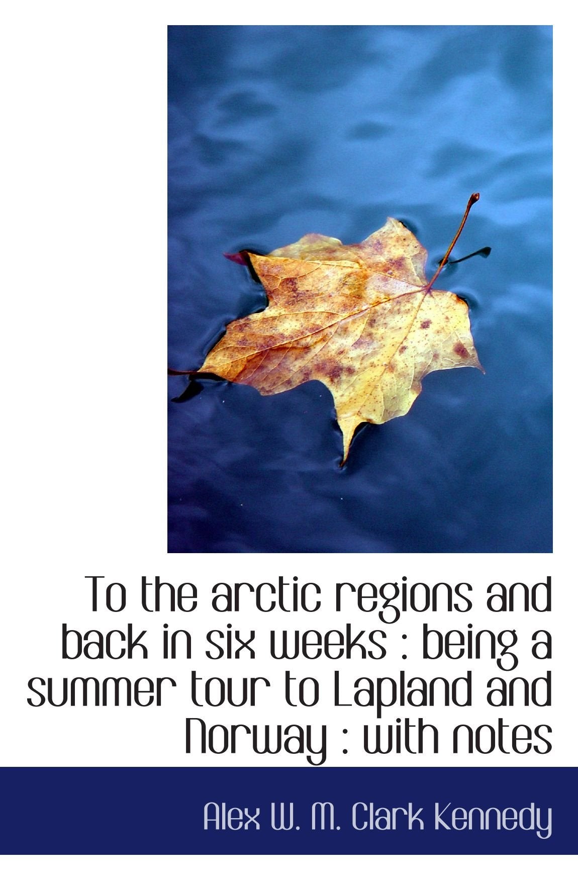 To the arctic regions and back in six weeks : being a summer tour to Lapland and Norway : with notes Politics & History