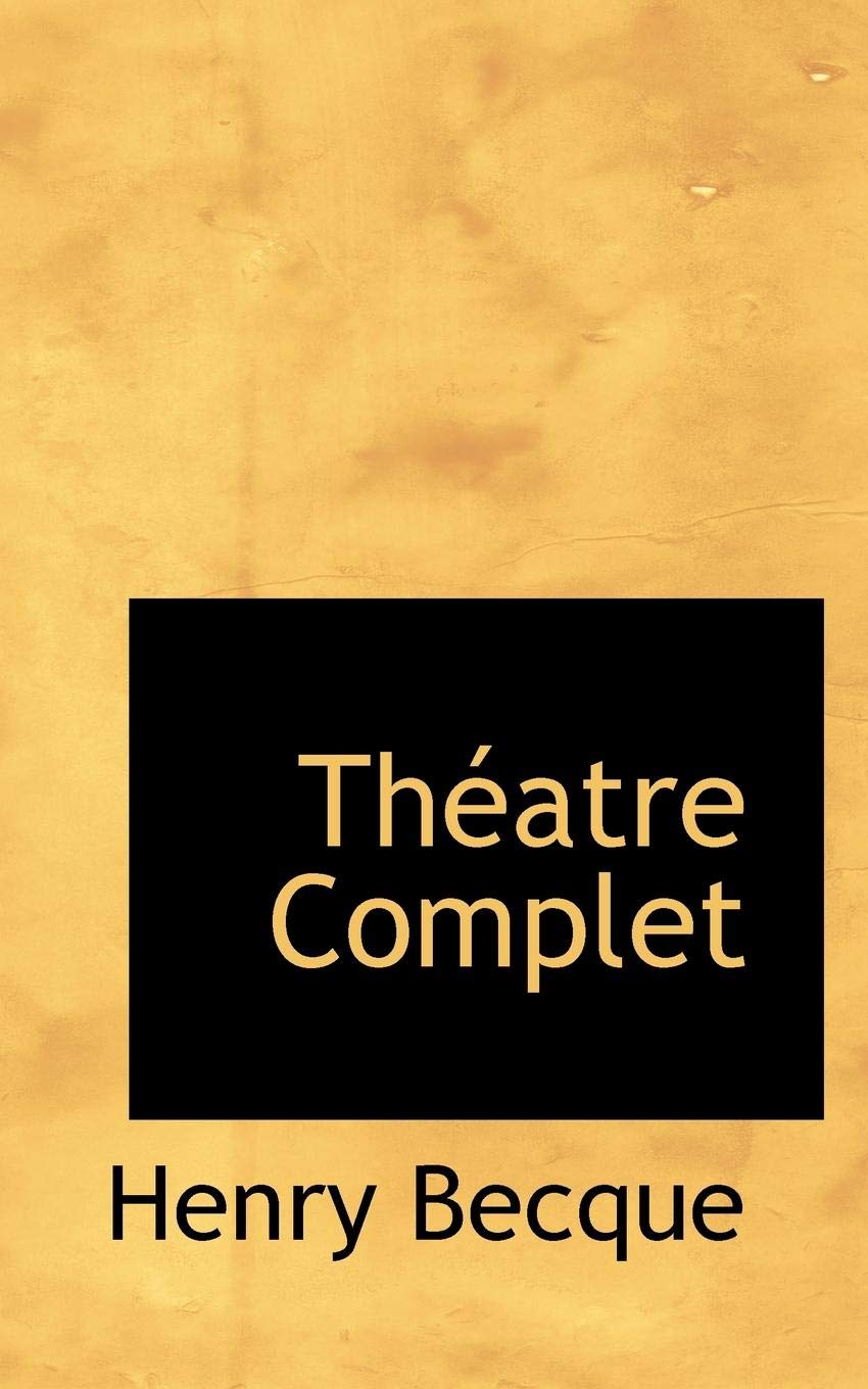 Product Image: Theatre Complet