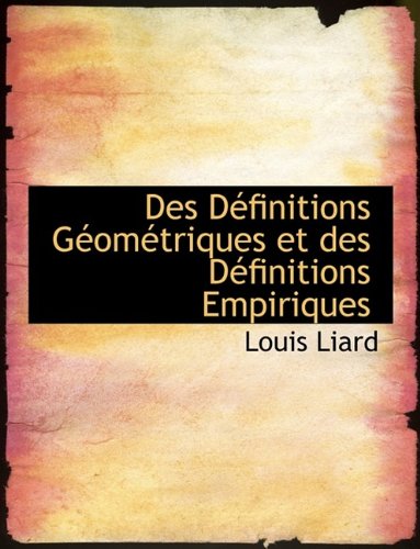 Des D Finitions G Om Triques Et Des D Finitions Empiriques Politics & History