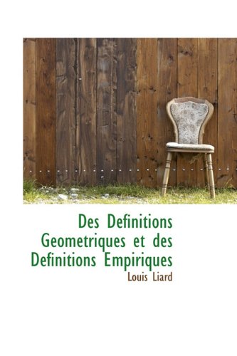 Des D Finitions G Om Triques Et Des D Finitions Empiriques Politics & History