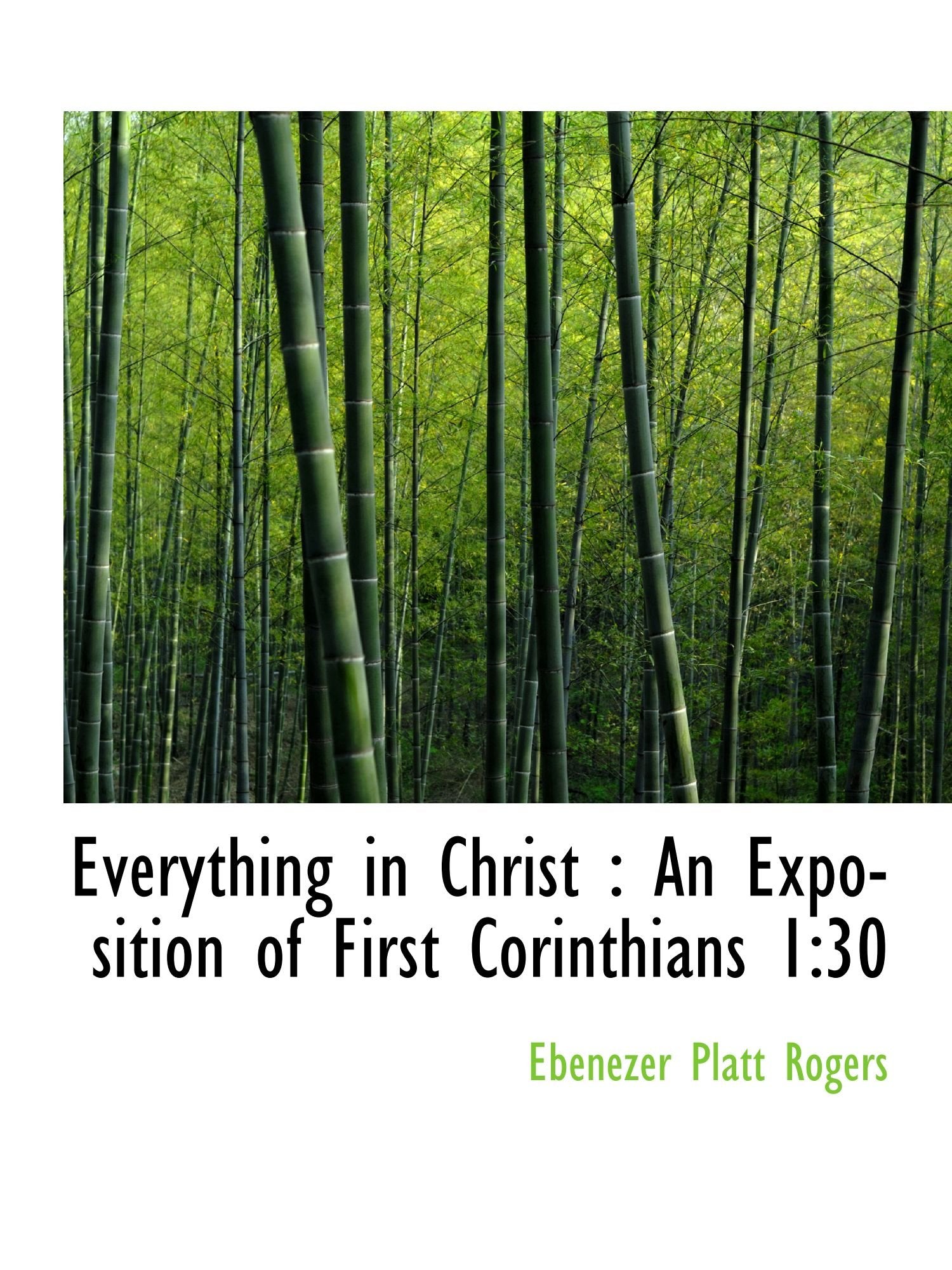 Everything in Christ : An Exposition of First Corinthians 1:30 Politics & History