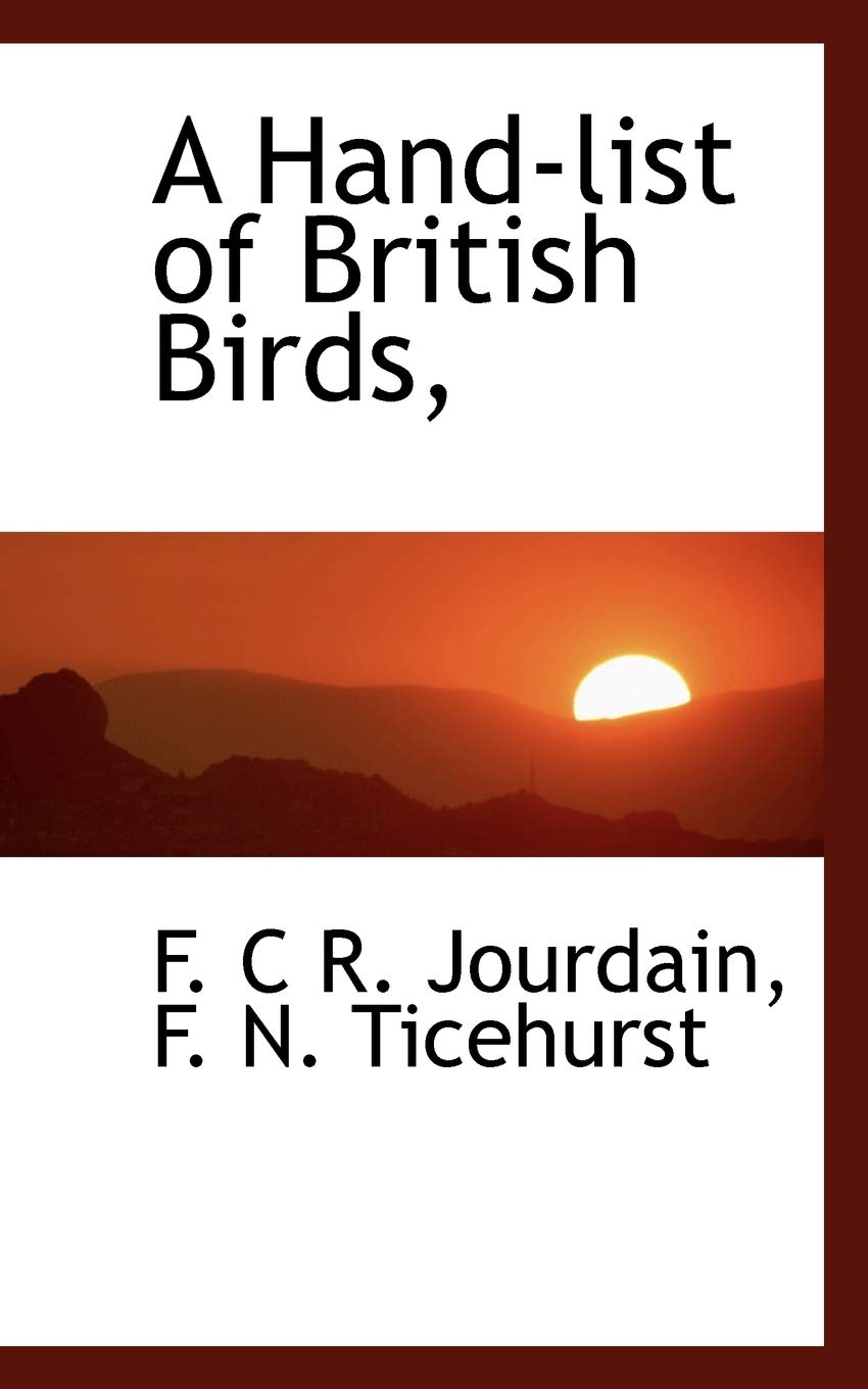 A Hand-List of British Birds, Politics & History