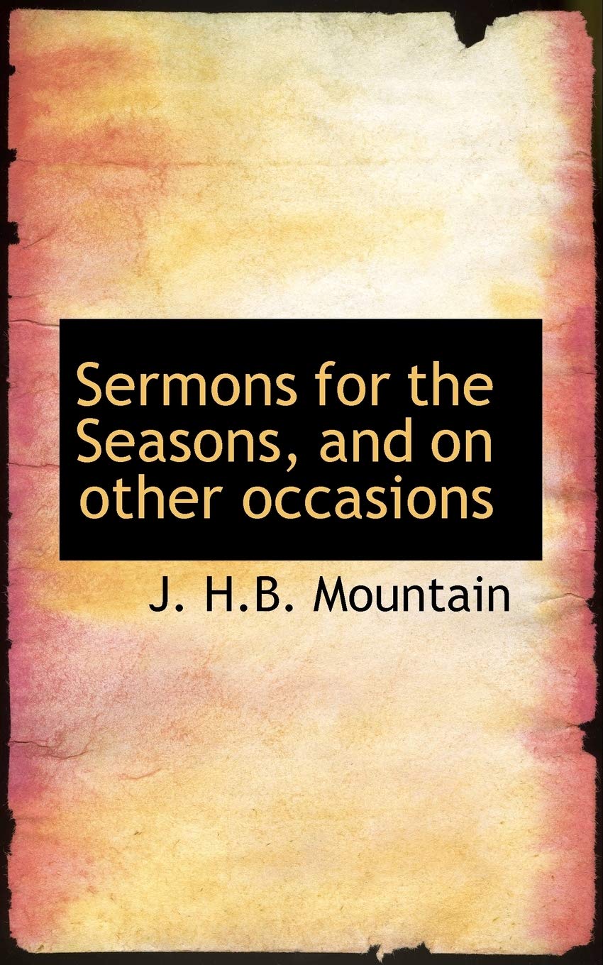 Sermons for the Seasons, and on Other Occasions Politics & History
