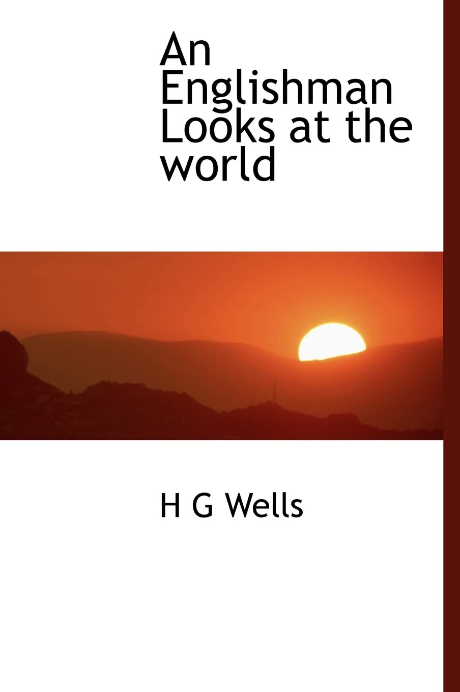 An Englishman Looks at the World Contemporary literature