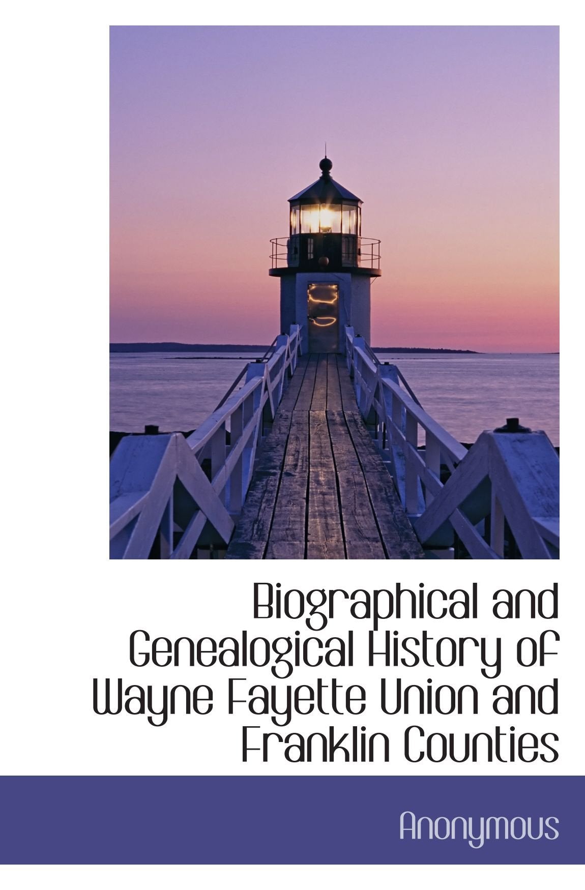 Biographical and Genealogical History of Wayne Fayette Union and Franklin Counties Politics & History