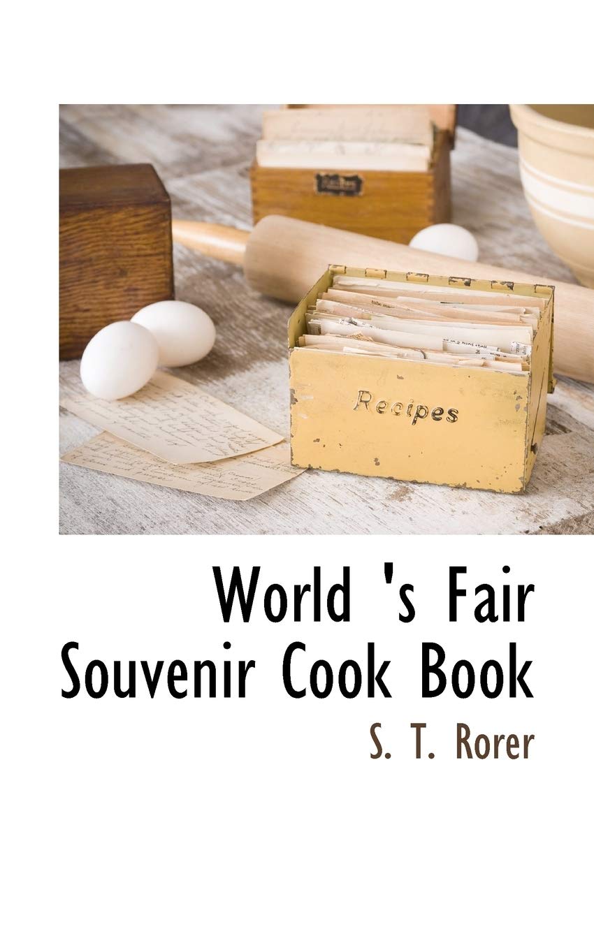 World 's Fair Souvenir Cook Book Politics & History