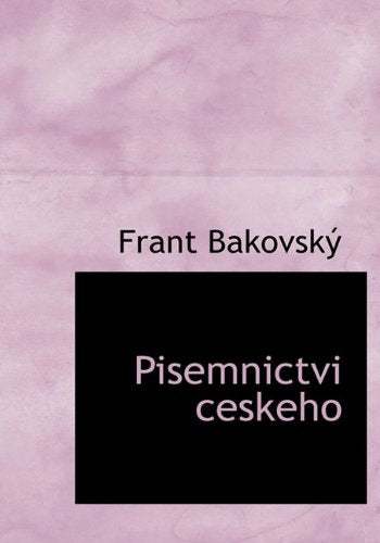 Product Image: Pisemnictvi Ceskeho