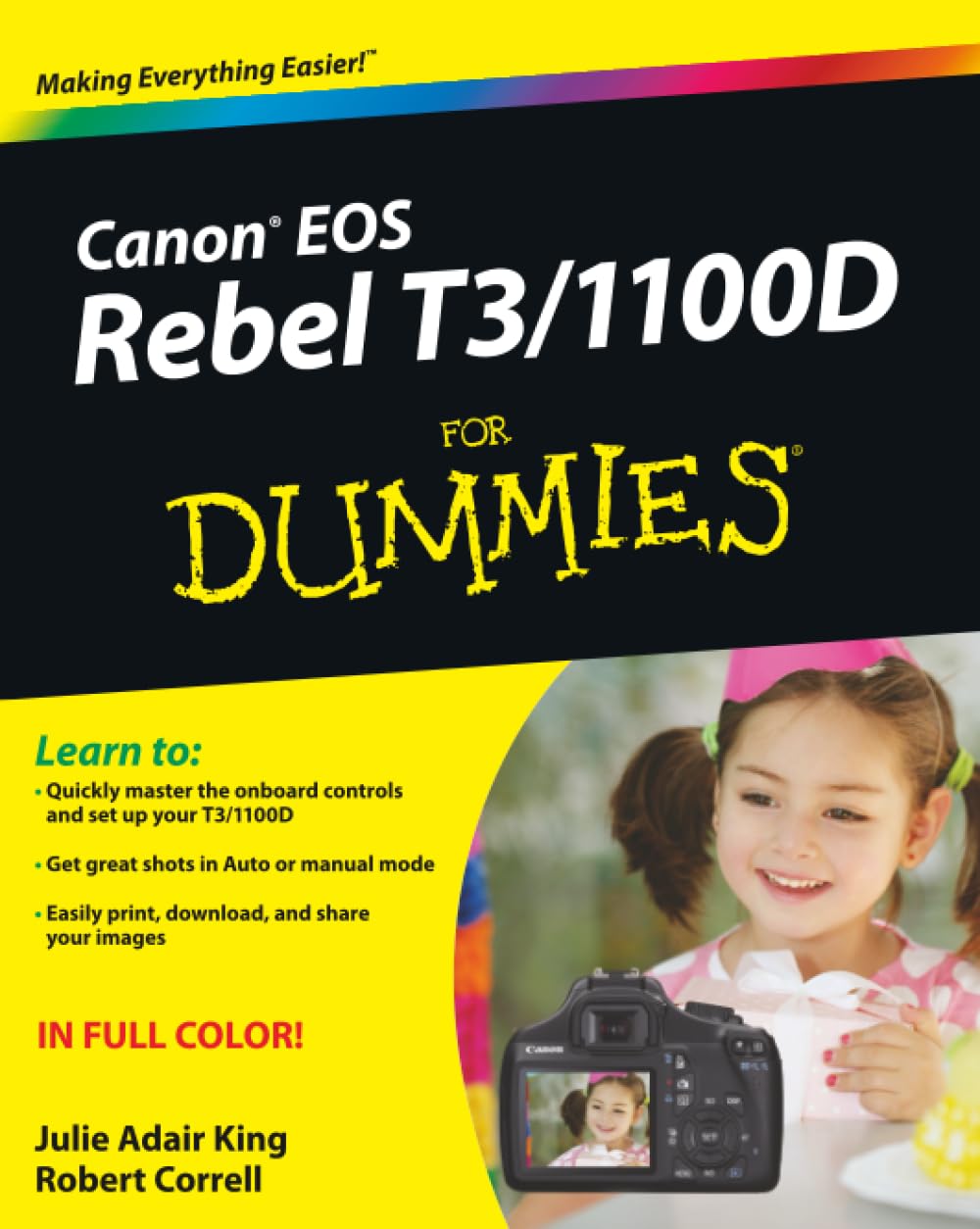 Canon EOS Rebel T3/1100d for Dummies Computer Science