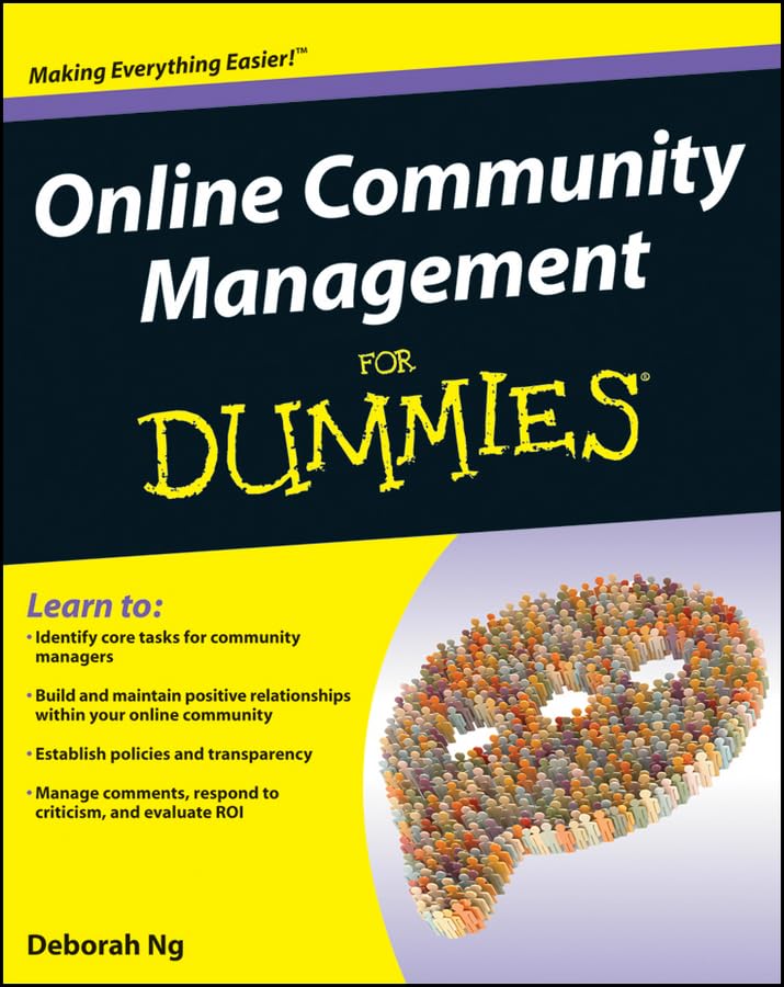 Online Community Management For Dummies Business, Finance & Career Books