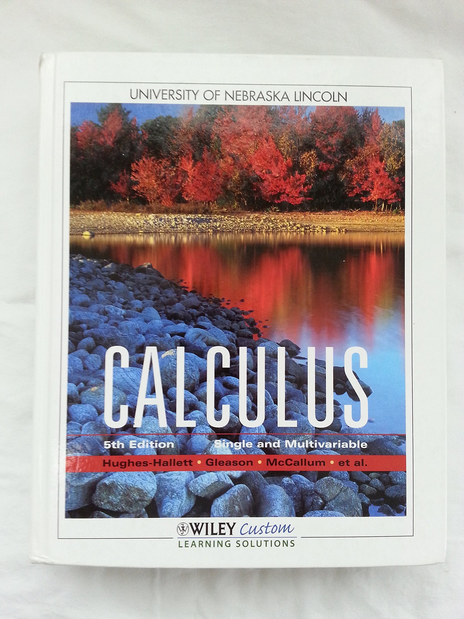 Calculus 5E Combo for University of Ne Lincoln Books