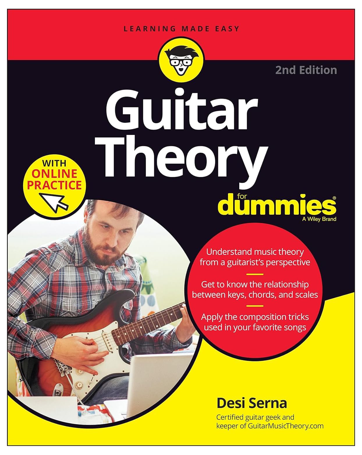 Guitar Theory FD: Book + Online Video & Audio Instruction (For Dummies Series) Arts & Music