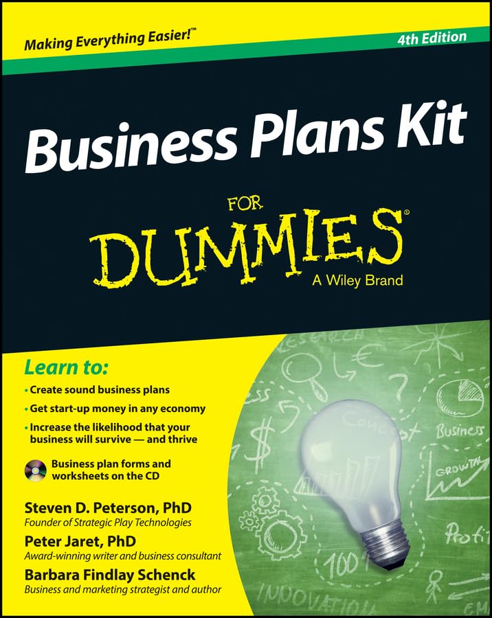 Business Plans Kit for Dummies Business, Finance & Career Books