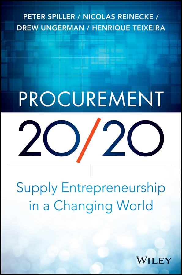 Procurement 20/20: Supply Entrepreneurship in a Changing World Law