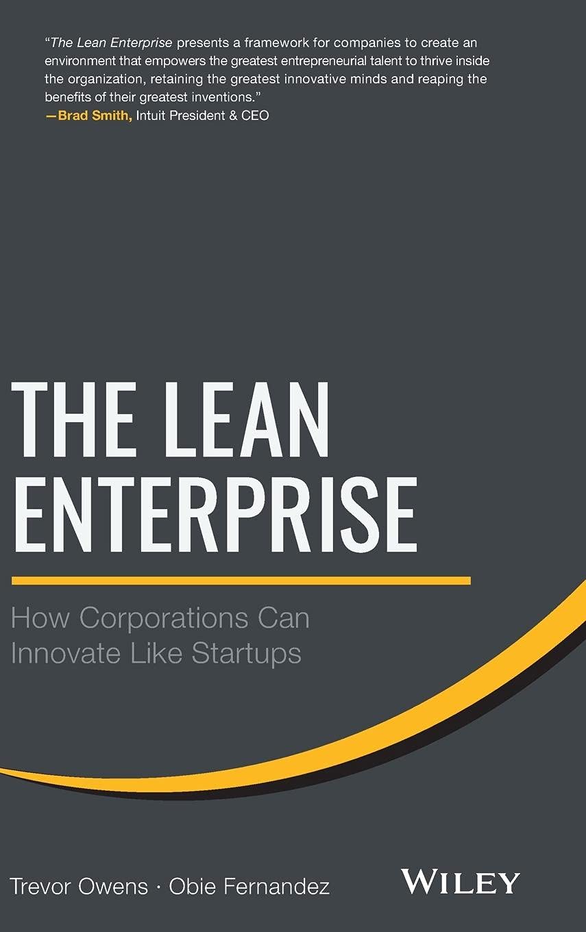 The Lean Enterprise Business, Finance & Career Books