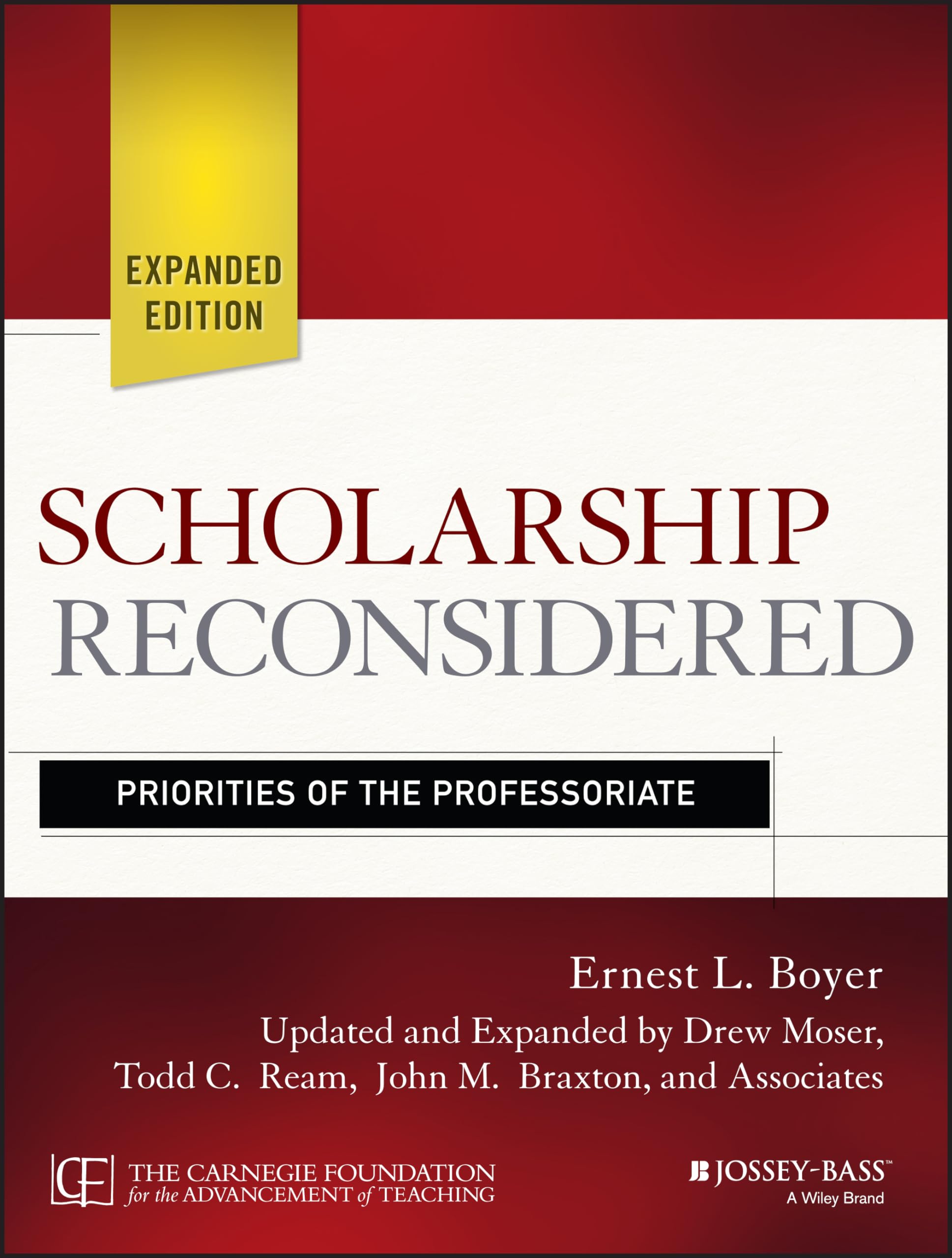 Scholarship Reconsidered: Priorities of the Professoriate Education & Training