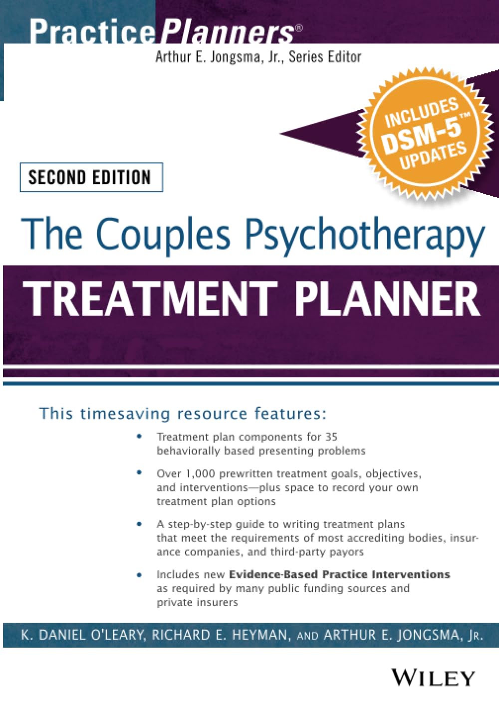 The Couples Psychotherapy Treatment Planner, with Dsm-5 Updates Psychology