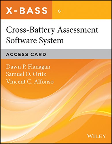 Cross-Battery Assessment Software System (X-BASS) Direct Download Psychology