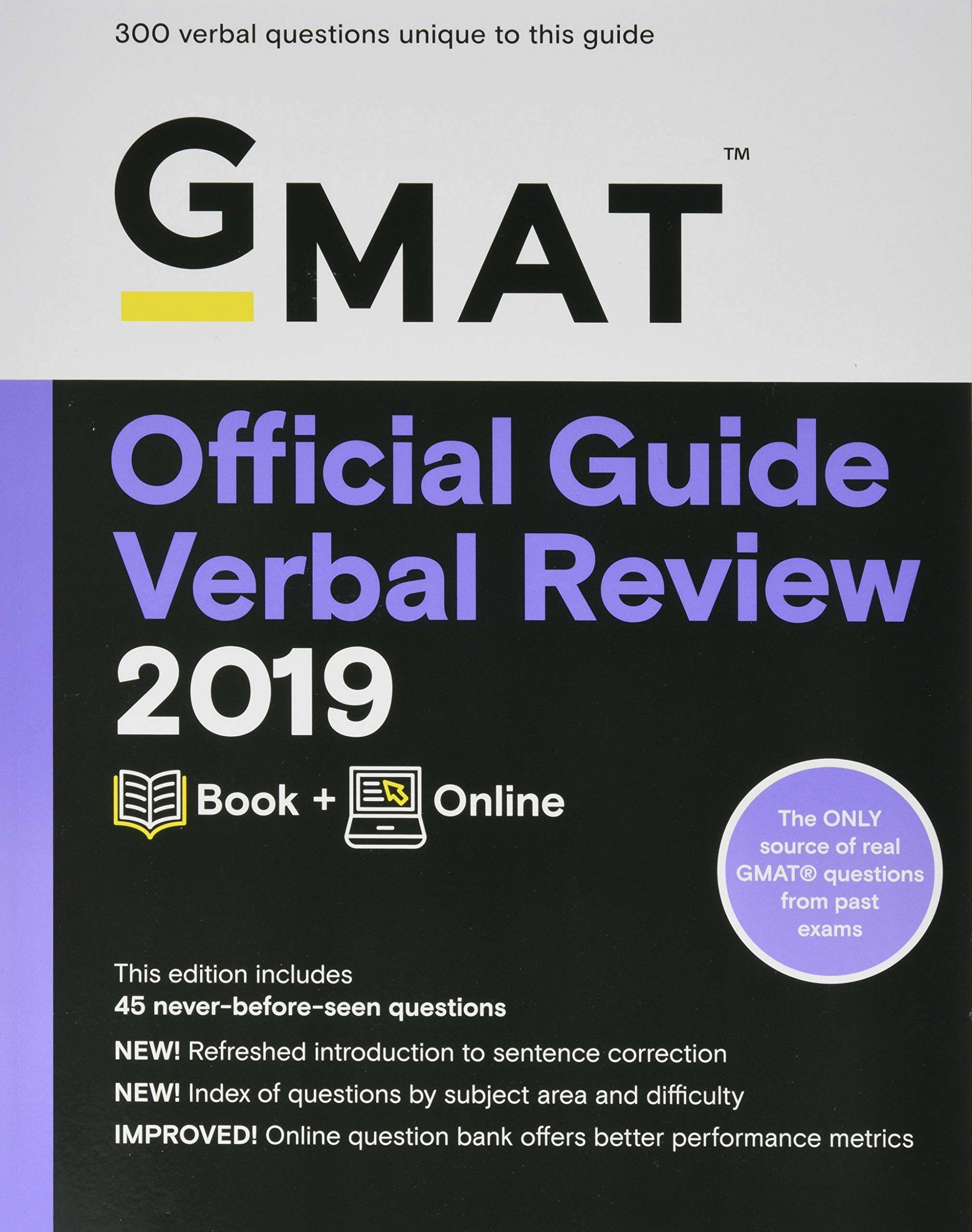 GMAT Official Guide Verbal Review 2019: Book + Online Business, Finance & Career