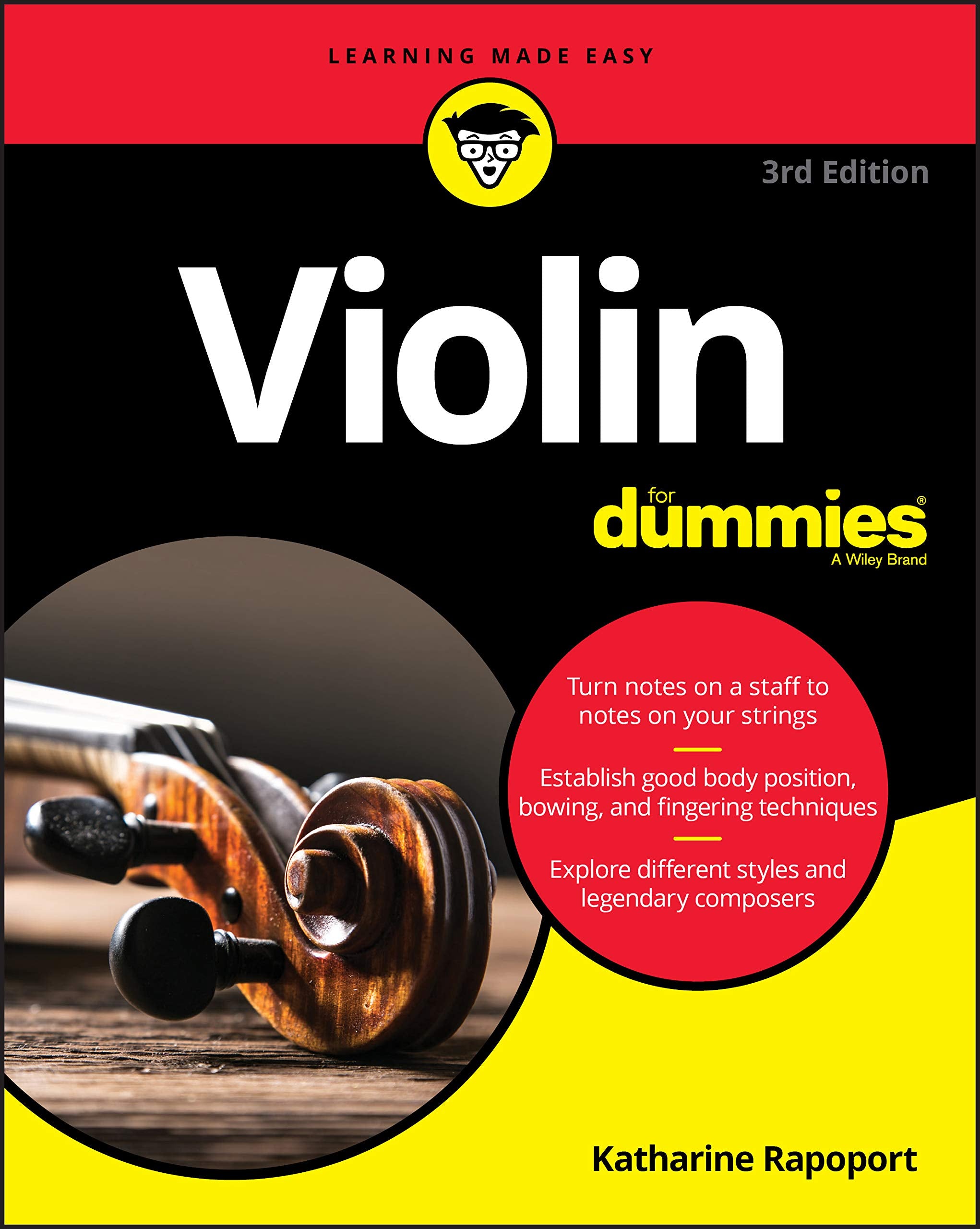 Violin For Dummies: Book + Online Video and Audio Instruction, 3rd Edition: Book + Online Video and Audio Instruction book