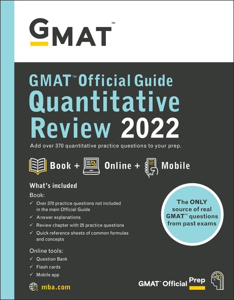 GMAT Official Guide Quantitative Review 2022 Business, Finance & Career