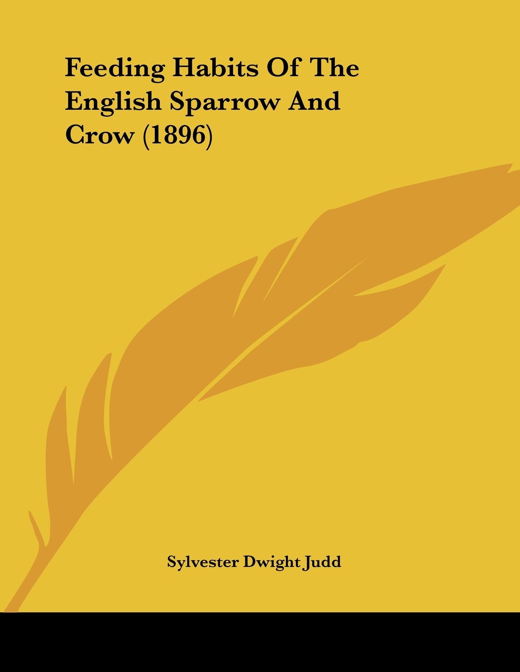Feeding Habits Of The English Sparrow And Crow (1896) Contemporary literature