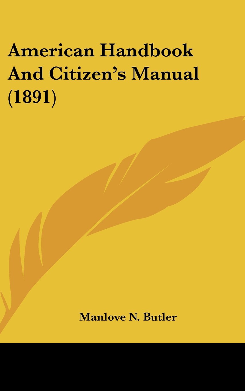 American Handbook And Citizen's Manual (1891) Contemporary literature