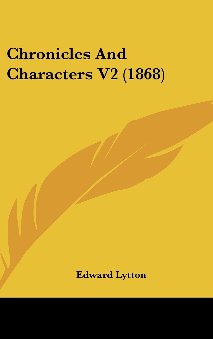 Product Image: Chronicles And Characters V2 (1868)