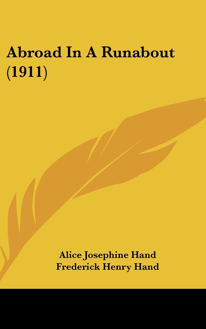Abroad In A Runabout (1911) Contemporary literature