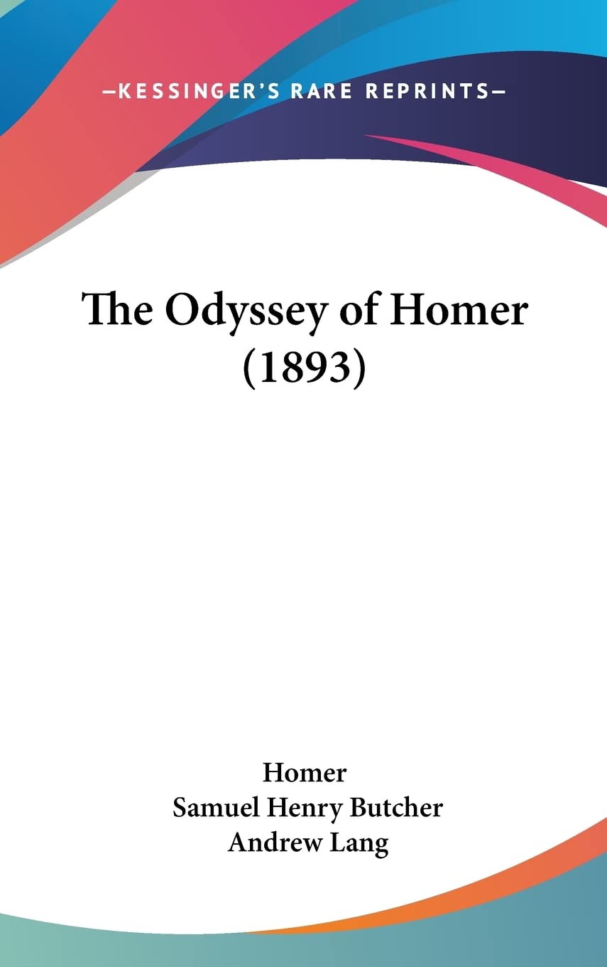 The Odyssey of Homer (1893) Poetry