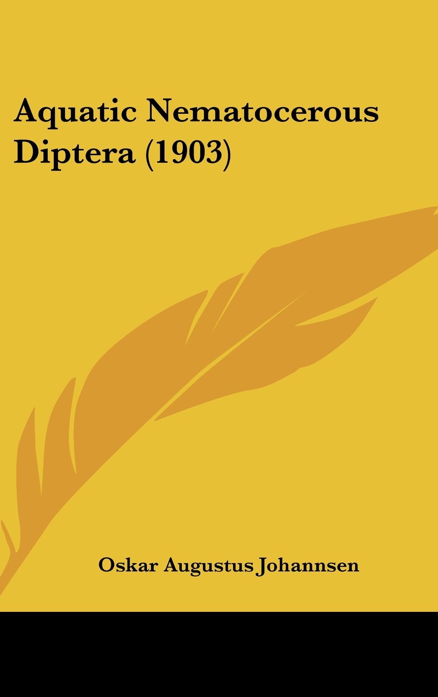 Aquatic Nematocerous Diptera (1903) Contemporary literature