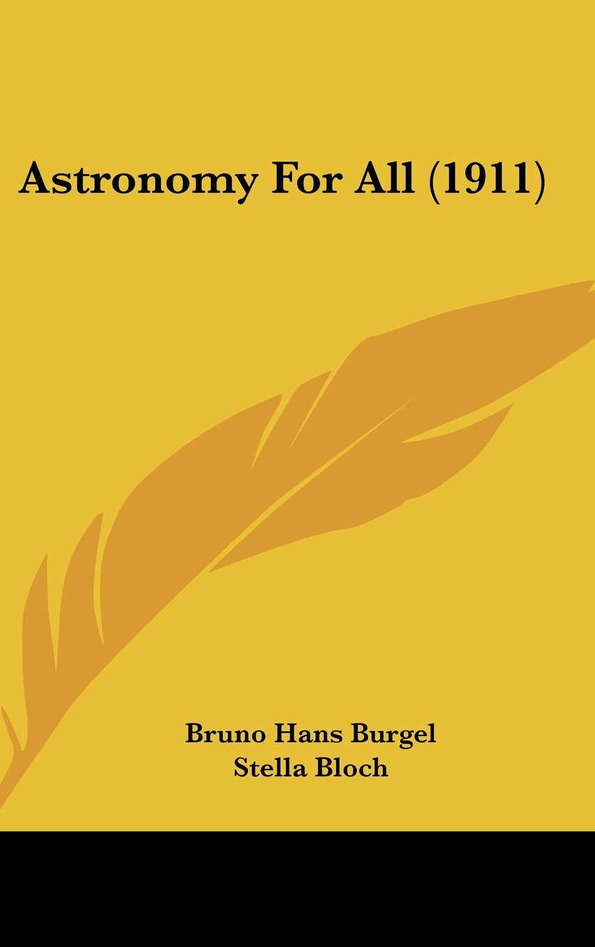 Astronomy For All (1911) Contemporary literature