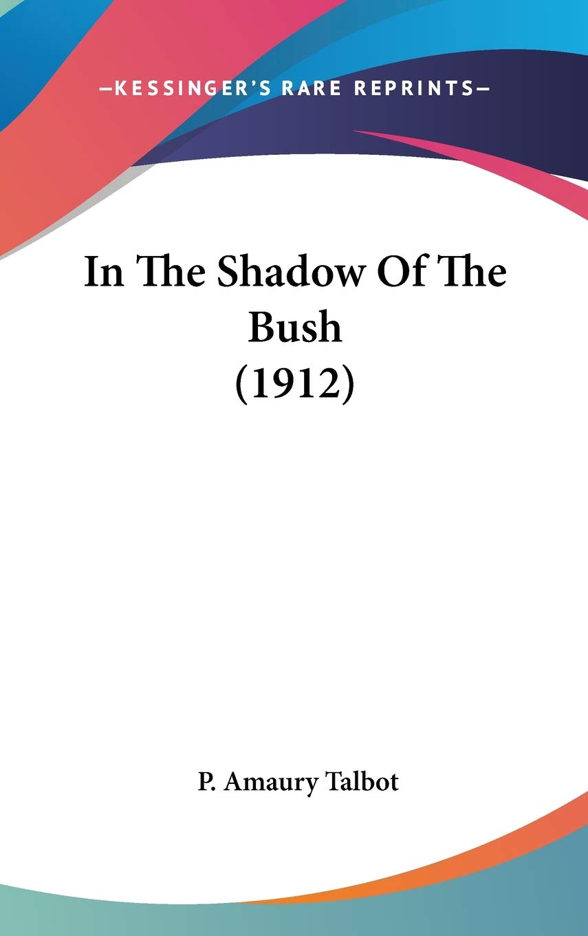 In The Shadow Of The Bush (1912) Contemporary literature