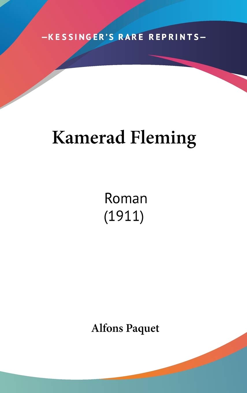 Kamerad Fleming: Roman (1911) Contemporary literature
