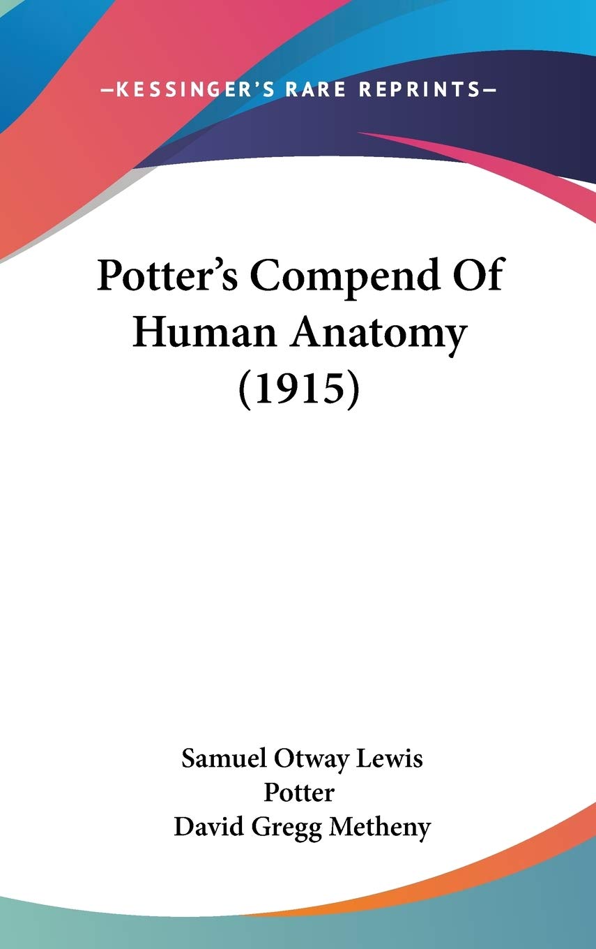 Potter's Compend Of Human Anatomy (1915) Medicine