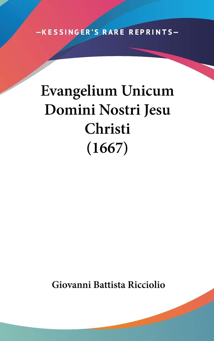 Evangelium Unicum Domini Nostri Jesu Christi (1667) Contemporary literature