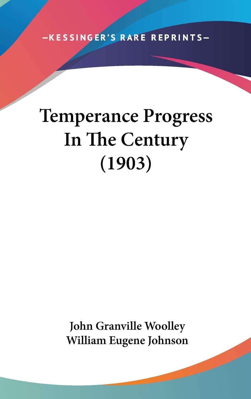 Temperance Progress In The Century (1903) Philosophy