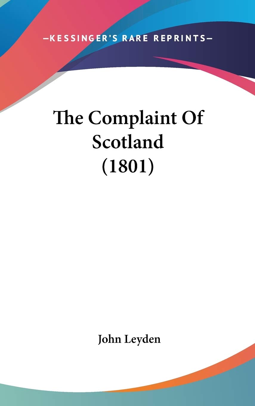 The Complaint Of Scotland (1801) Drama