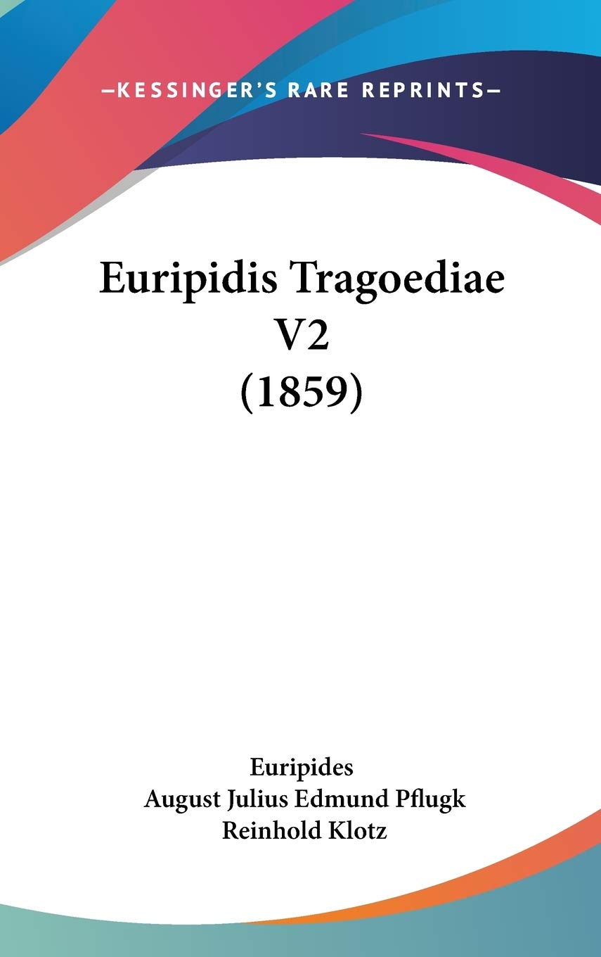 Product Image: Euripidis Tragoediae V2 (1859)
