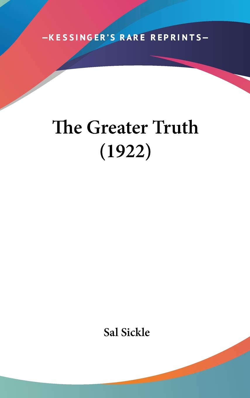 Product Image: The Greater Truth (1922)