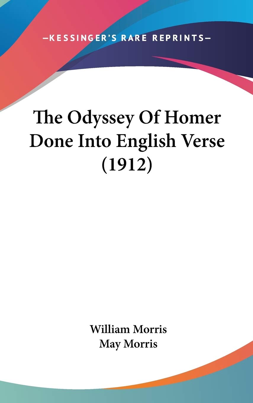 The Odyssey Of Homer Done Into English Verse (1912) Poetry
