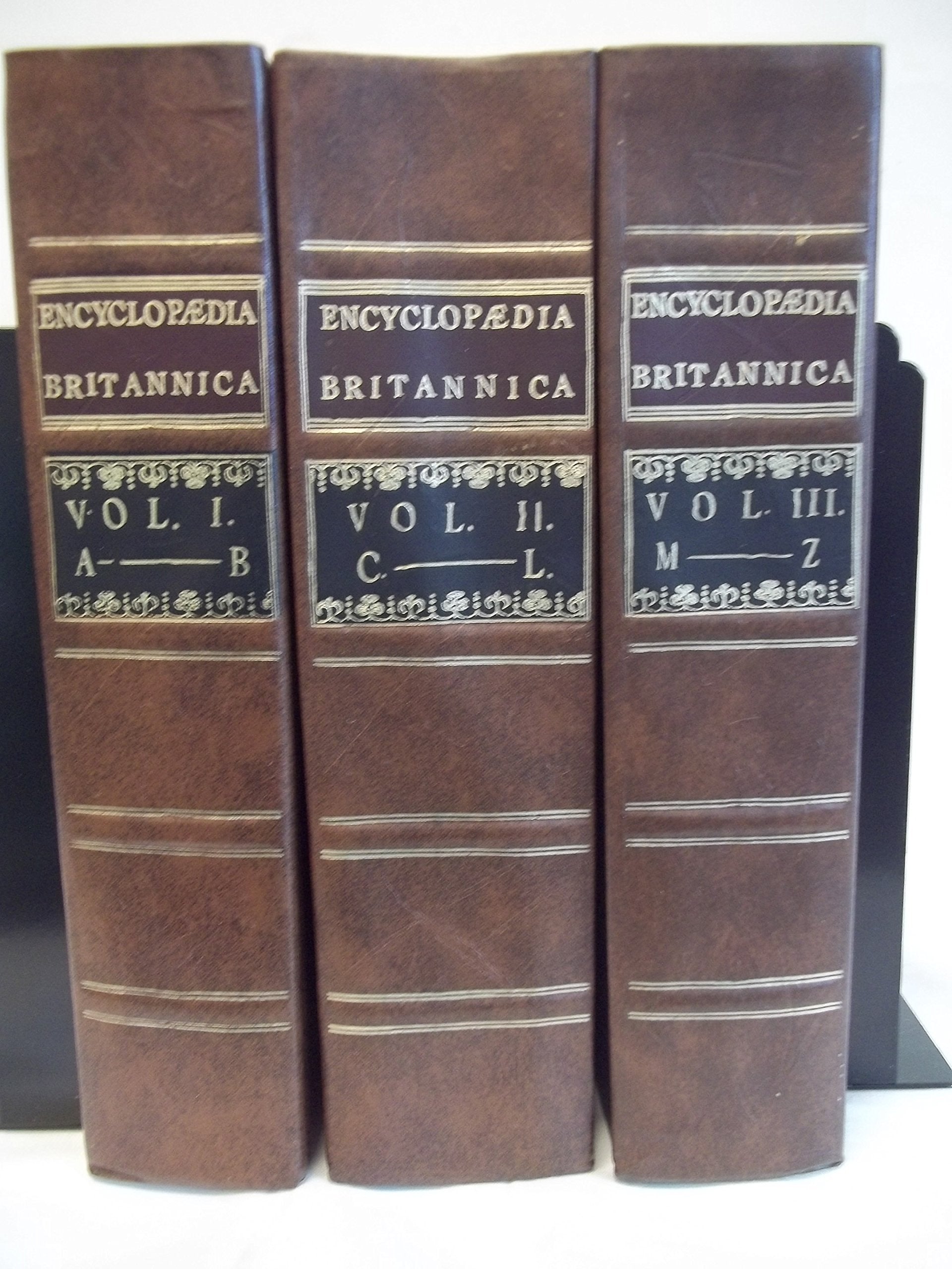 Encyclopedia Britannica Facsimile First Edition (3 Volumes) book