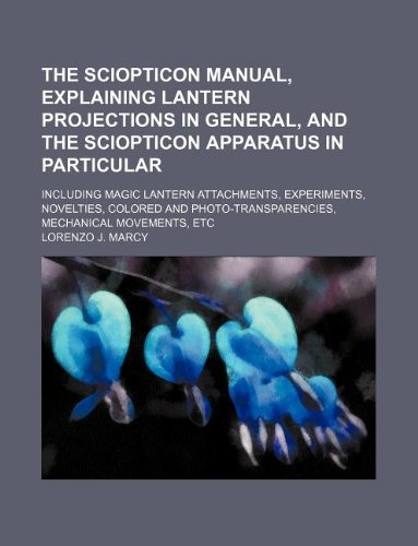 The Sciopticon Manual, Explaining Lantern Projections in General, and the Sciopticon Apparatus in Particular; Including Magic Lantern Attachments, Exp Books